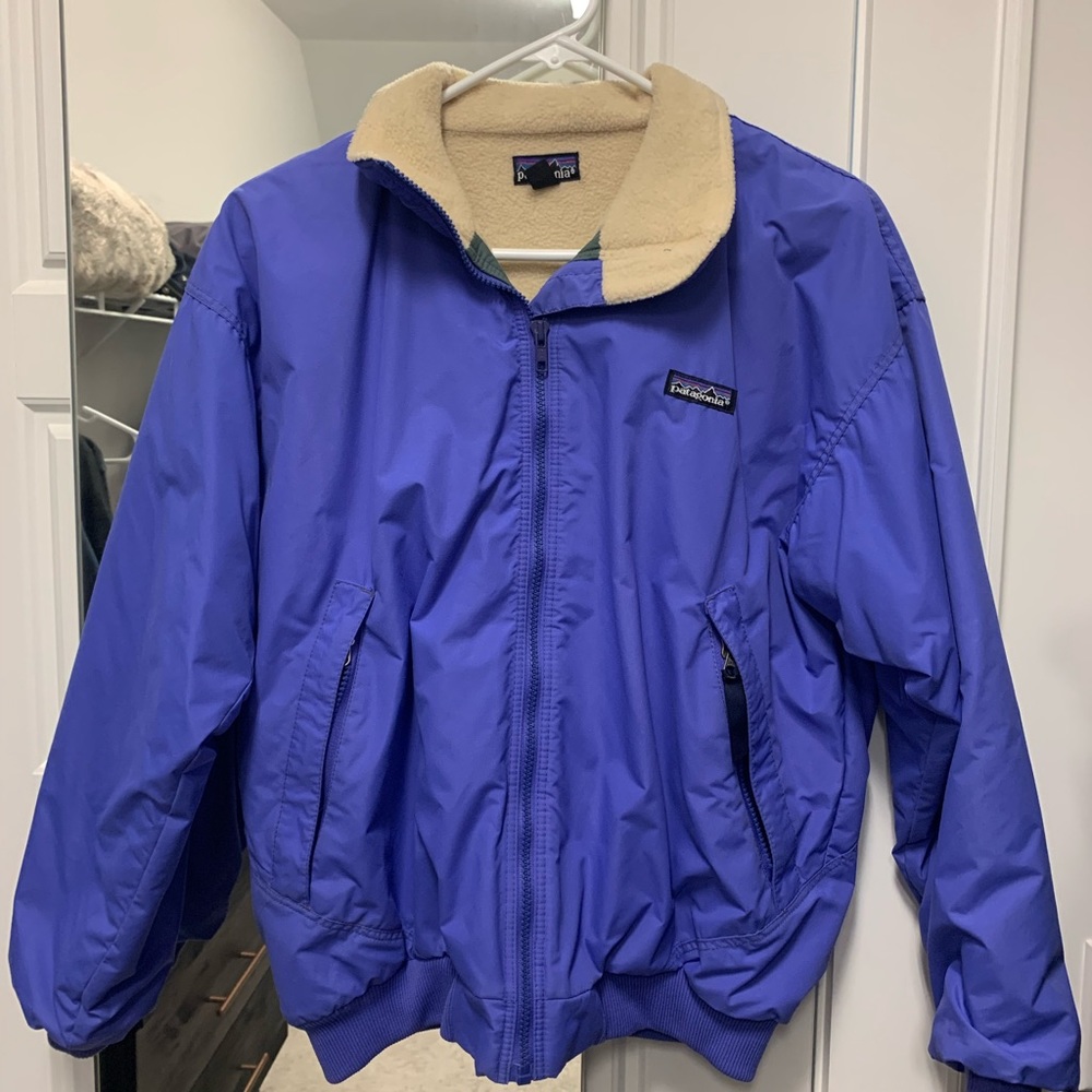 Vintage Patagonia Women's Purple Jacket - size 10